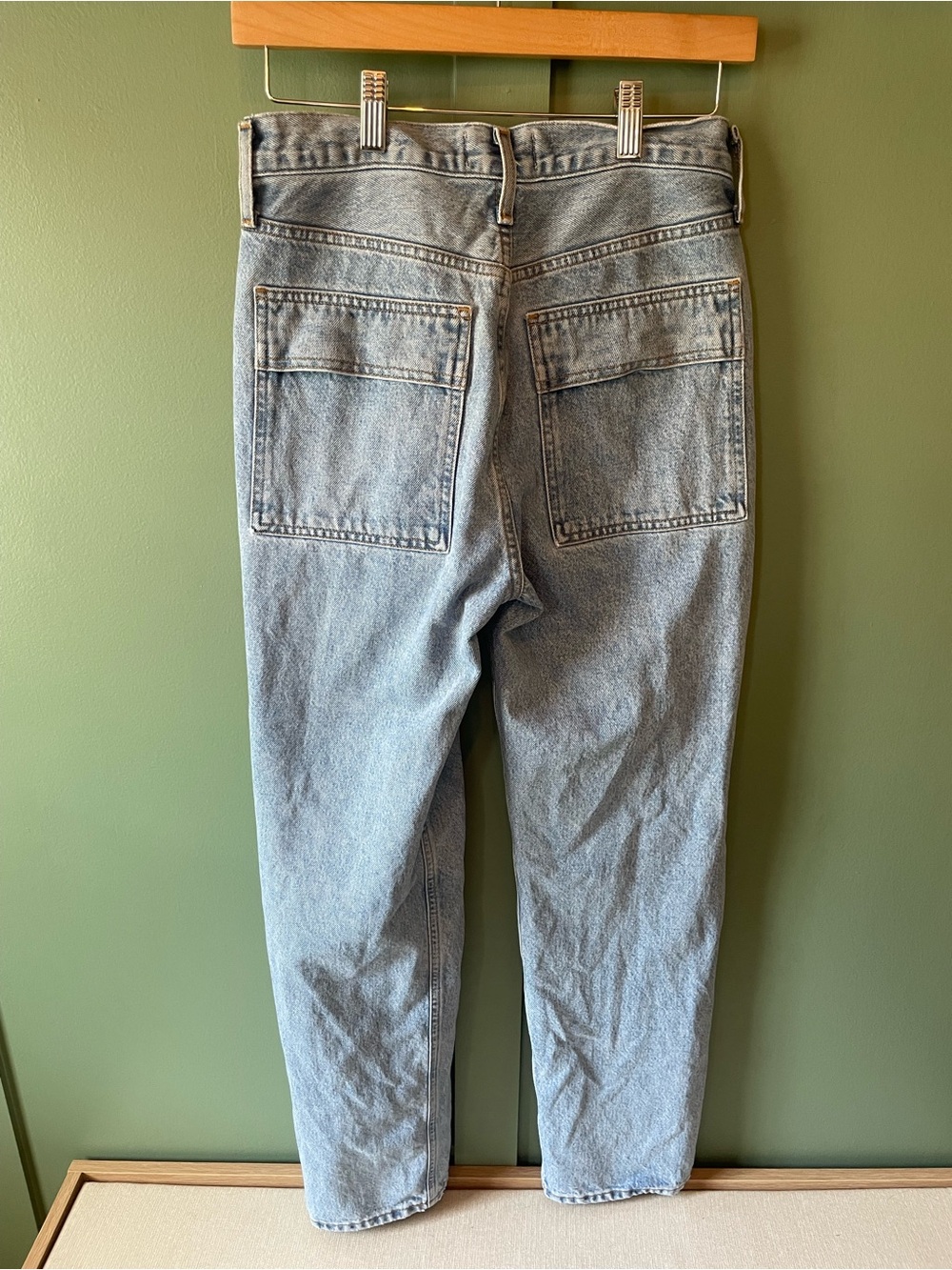 Agolde Light Blue Cooper Carpenter Jeans - Picture 6 of 10